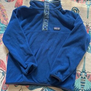 Blue XS Patagonia fleece pullover